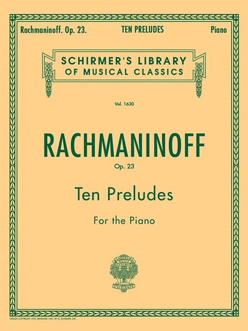 Front cover_10 Preludes, Op. 23