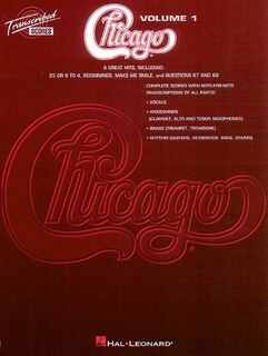 Front cover_Chicago - Transcribed Scores Volume 1