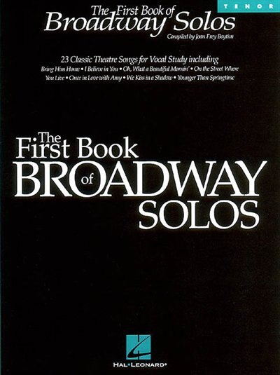 Couverture_The First Book of Broadway Solos