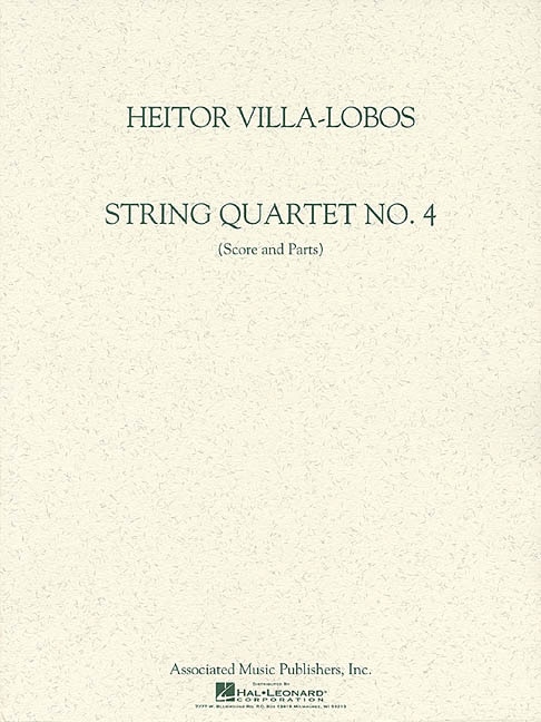 String Quartet No. 4: Score and Parts