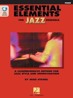 Front cover_Essential Elements for Jazz Ensemble - Piano Book/Online Audio
