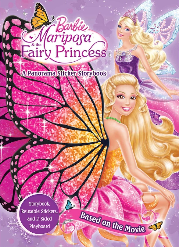 Barbie Mariposa & the Fairy Princess: A Panorama Sticker Storybook image number 0