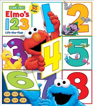 Sesame Street: Elmo's 1 2  3 Lift-the-Flap: Lift-the-Flap image number 0