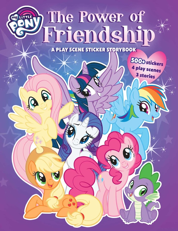Couverture_My Little Pony: The Power of Friendship: A Play Scene Sticker Storybook