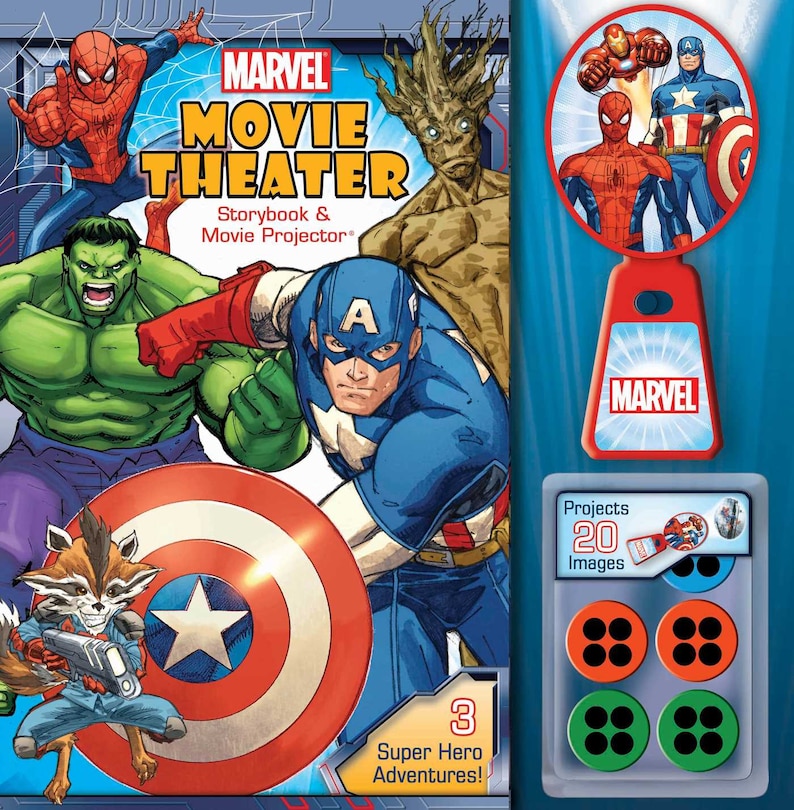 Couverture_Marvel Movie Theater Storybook & Movie Projector