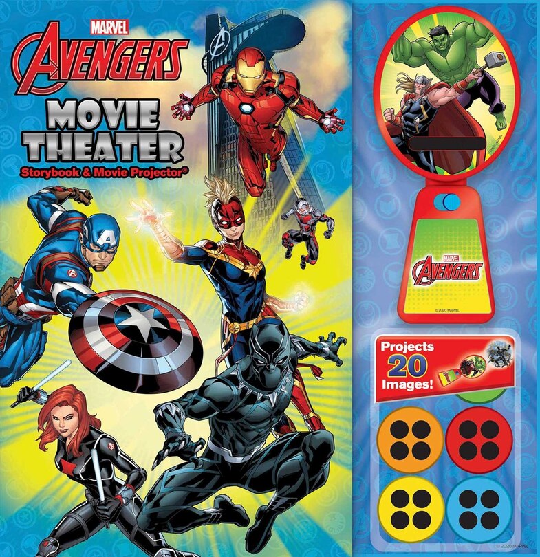 Front cover_Marvel Avengers: Movie Theater Storybook & Movie Projector