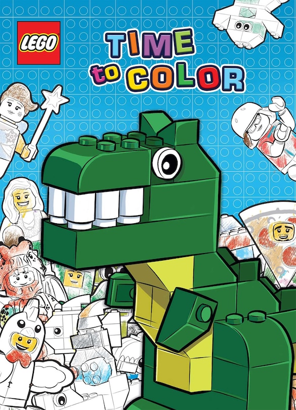 Front cover_LEGO Books: Time to Color!