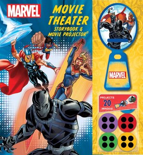 Front cover_Marvel: Black Panther, Thor, and Captain Marvel Movie Theater Storybook & Movie Projector