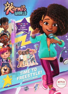 Front cover_Karma's World: Time to Freestyle! Activity Book