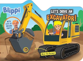 Front cover_Blippi: Let's Drive an Excavator!