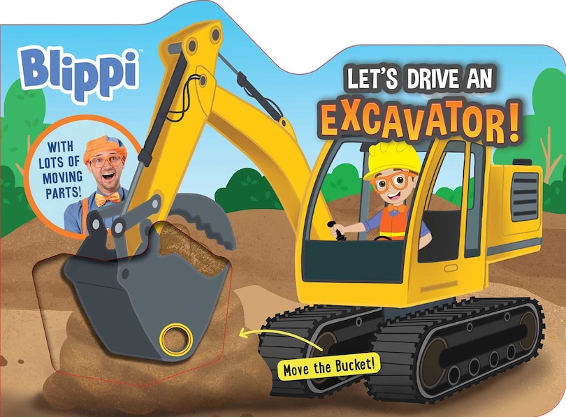 Front cover_Blippi: Let's Drive an Excavator!