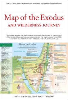 Front cover_Map Of The Exodus And Wilderness Journey