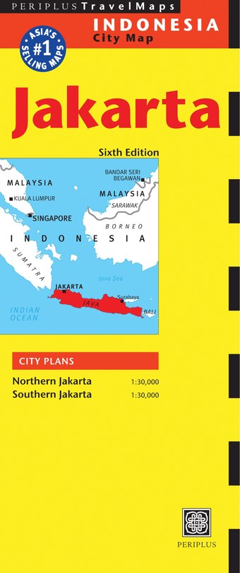 Couverture_Jakarta Travel Map Sixth Edition