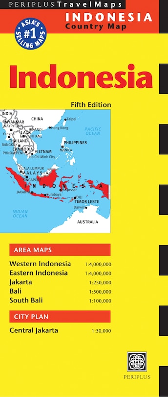 Couverture_Indonesia Travel Map Fifth Edition