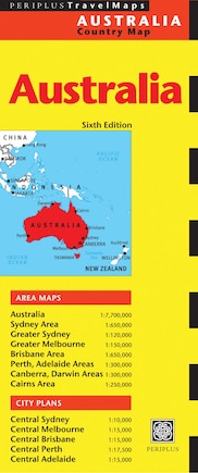 Australia Travel Map Sixth Edition