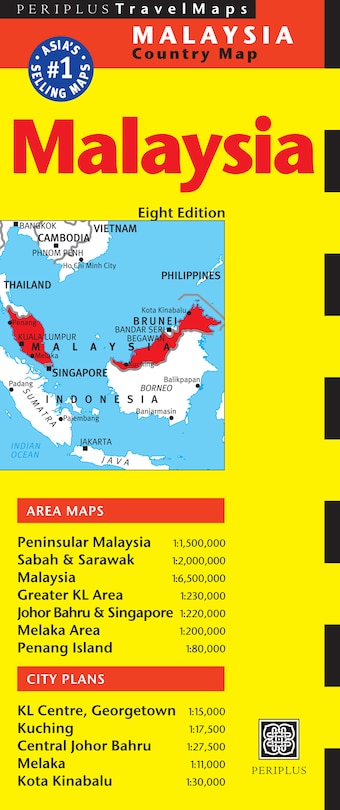 Couverture_Malaysia Travel Map Eighth Edition