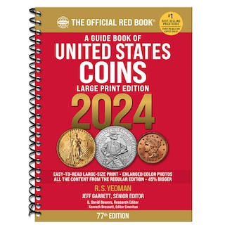 Front cover_A Guide Book of United States Coins 2024: 77th Edition