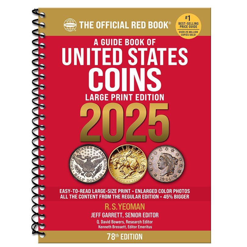 Front cover_A Guide Book of United States Coins 2025: 78th Edition