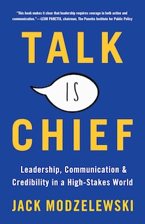 Front cover_Talk Is Chief