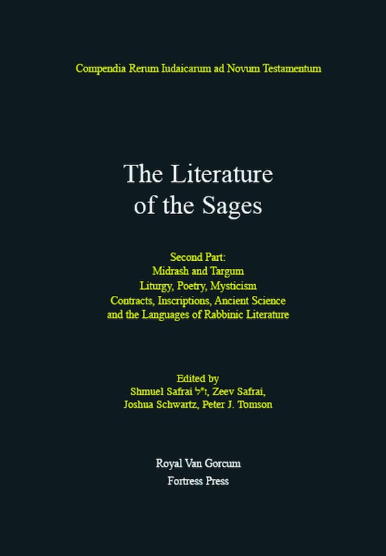 Front cover_The Literature of the Sages, Second Part