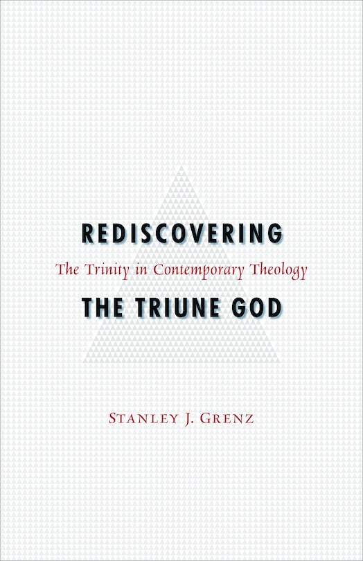 Couverture_Rediscovering the Triune God