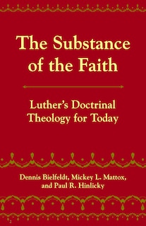 Front cover_The Substance of the Faith
