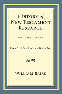 Front cover_History of New Testament Research, Vol. 3