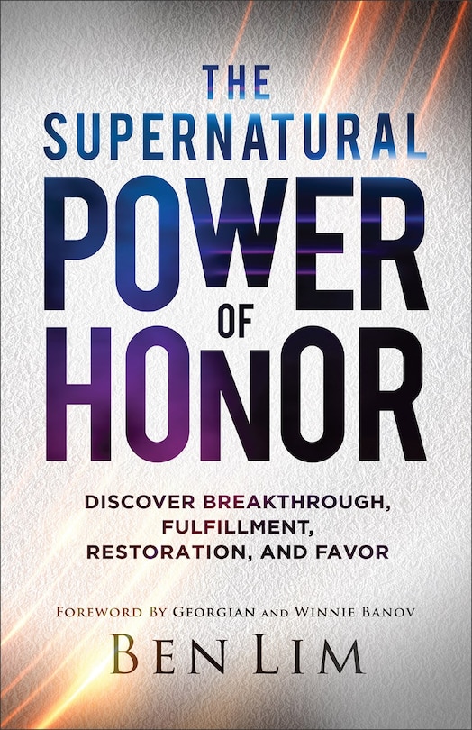 Couverture_The Supernatural Power of Honor