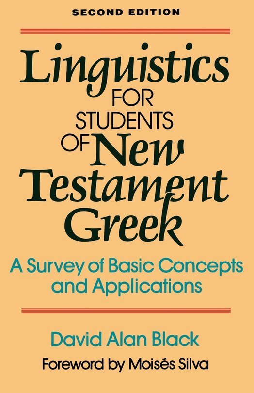 Front cover_Linguistics for Students of New Testament Greek