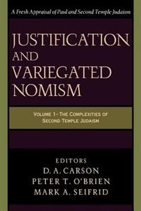 Front cover_The Justification and Variegated Nomism