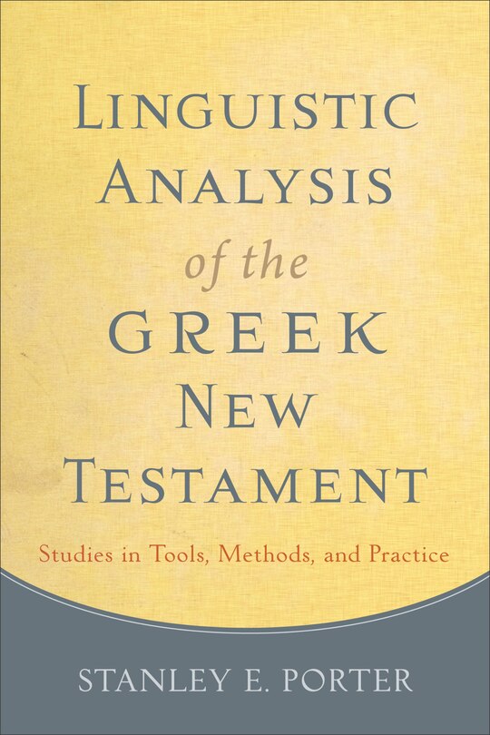 Front cover_Linguistic Analysis of the Greek New Testament