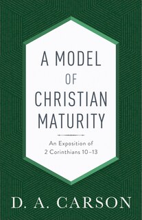 Front cover_A Model of Christian Maturity