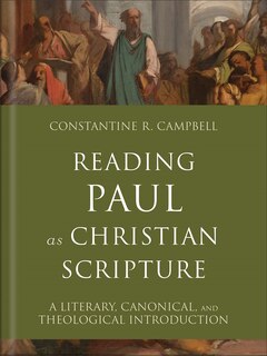 Couverture_Reading Paul as Christian Scripture