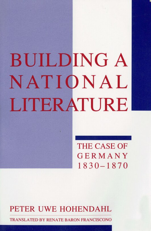 Front cover_Building a National Literature