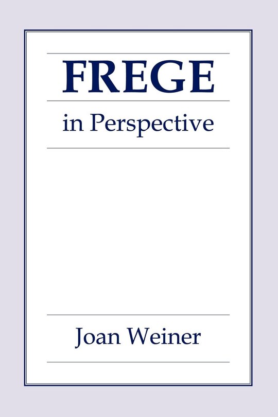 Front cover_Frege in Perspective