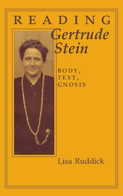 Front cover_Reading Gertrude Stein