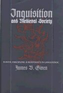 Front cover_Inquisition And Medieval Society