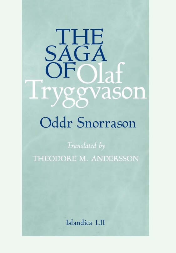 Front cover_The Saga of Olaf Tryggvason