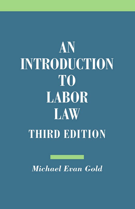 Front cover_An Introduction to Labor Law