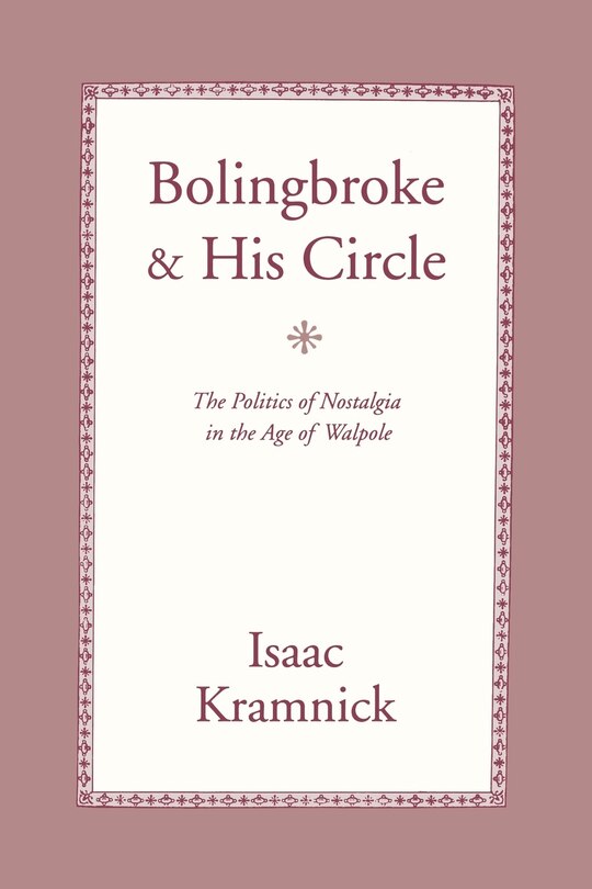 Couverture_Bolingbroke and His Circle