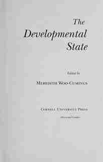 The Developmental State by Meredith Woo-cumings