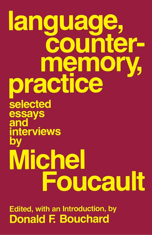 Front cover_Language, Counter-memory, Practice