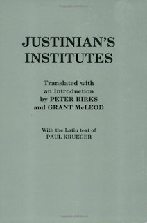 Front cover_Justinian's Institutes