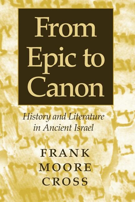 Couverture_From Epic to Canon