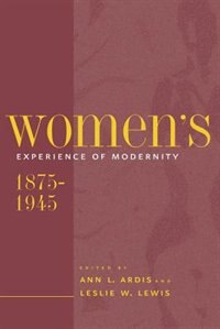 Couverture_Women's Experience of Modernity, 1875-1945