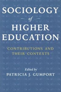 Front cover_Sociology of Higher Education