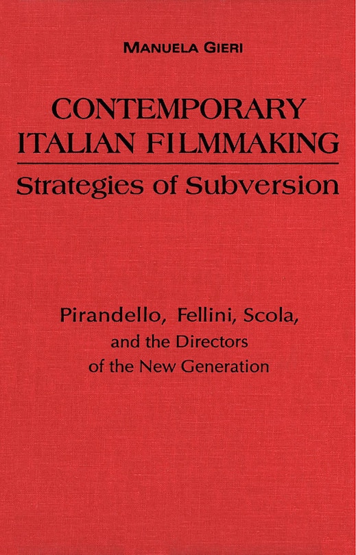 Front cover_Contemporary Italian Filmmaking