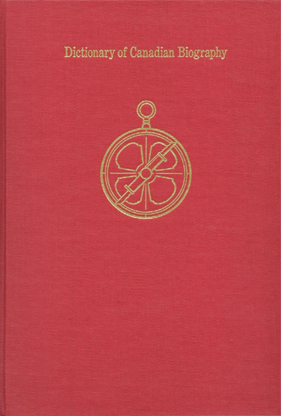 Couverture_Dictionary of Canadian Biography / Dictionaire Biographique du Canada