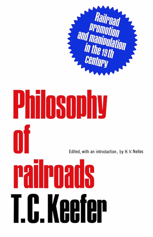 Front cover_Philosophy of railroads and other essays