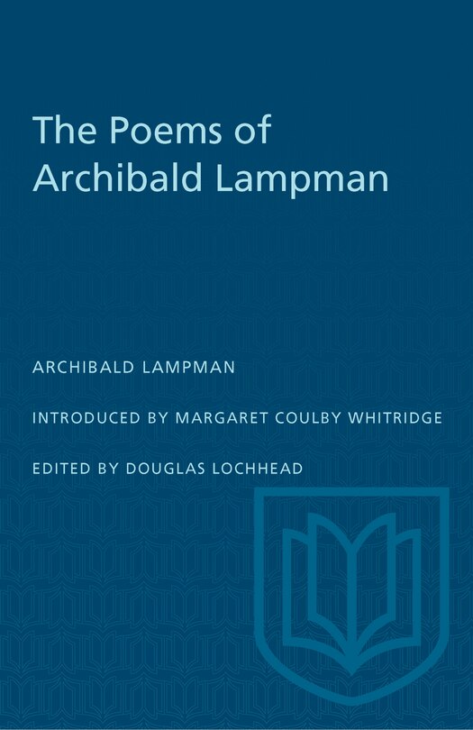 Couverture_The Poems of Archibald Lampman